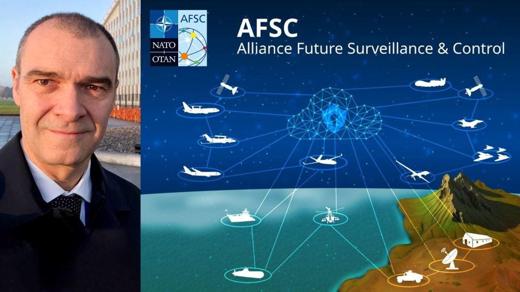 Arle Brustad tar med seg lang erfaring fra arbeid i flere store NATO-oppgaver inn i arbeidet med , Alliance Future Surveillance and Control (AFSC). Illustrasjon: NATO