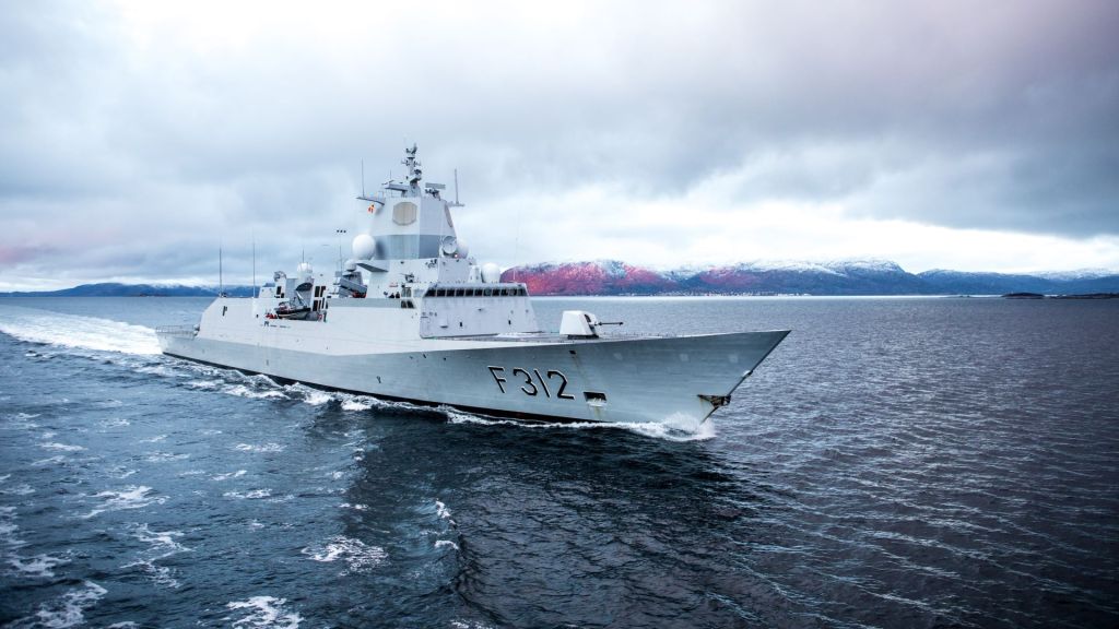 KNM Otto Sverdrup under øvelse Flotex. Foto: Forsvaret