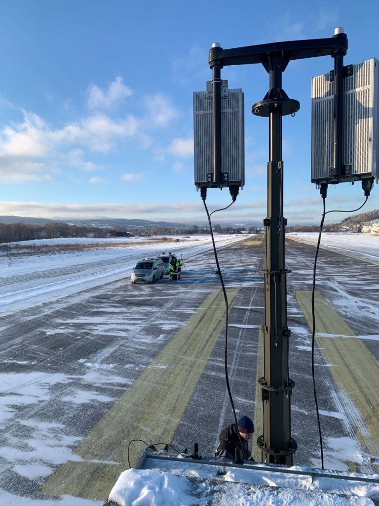 Målerinstrument på rullebane