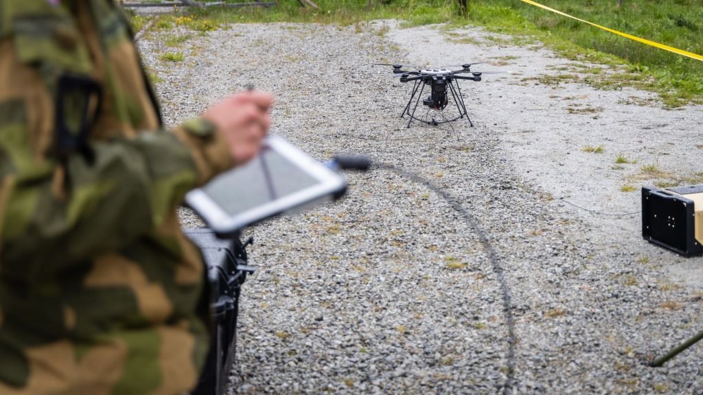 C-UAS kurs ved Heimevernets våpenskole på Dombås. Foto: Kristian Kapelrud