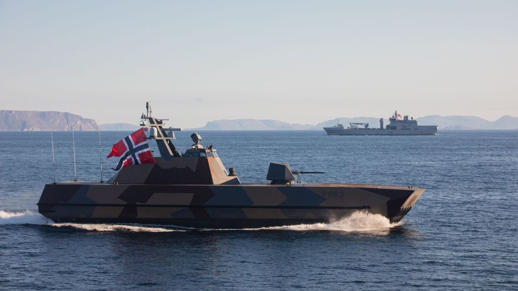 Korvetten KNM Steil. Foto: Ørjan Andreassen / Forsvaret