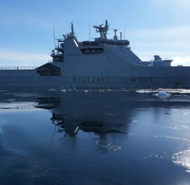 Store deler av KV Svalbard er modernisert. Foto: Forsvarsmateriell
